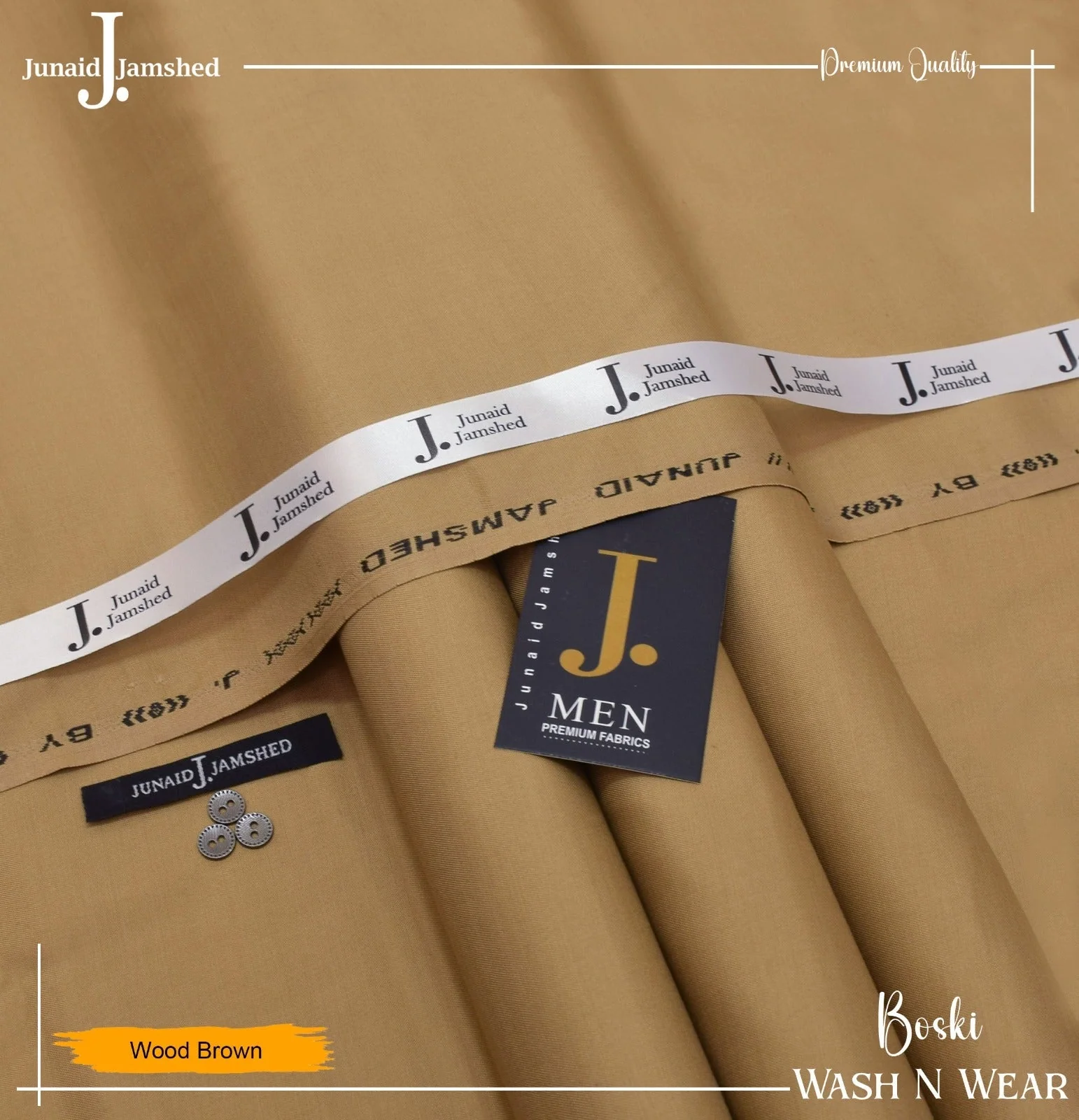 J. Wash n wear - WOOD BROWN